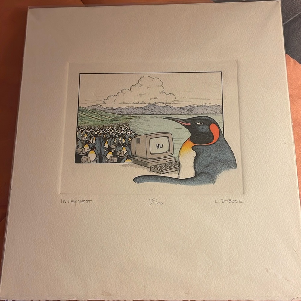 Lucious DuBose limited edition etching